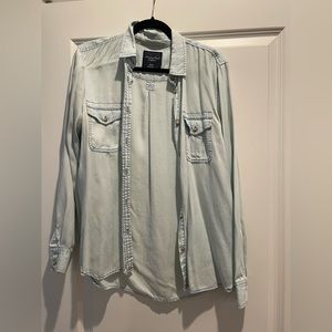 American Eagle Soft Denim button down